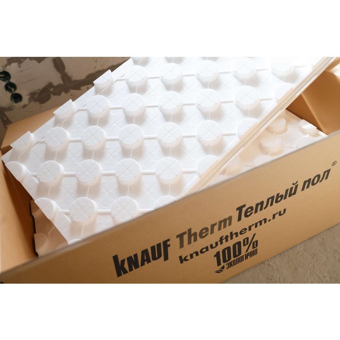 Маты для теплого водяного пола Knauf Therm 47х600х1200 - фото 2